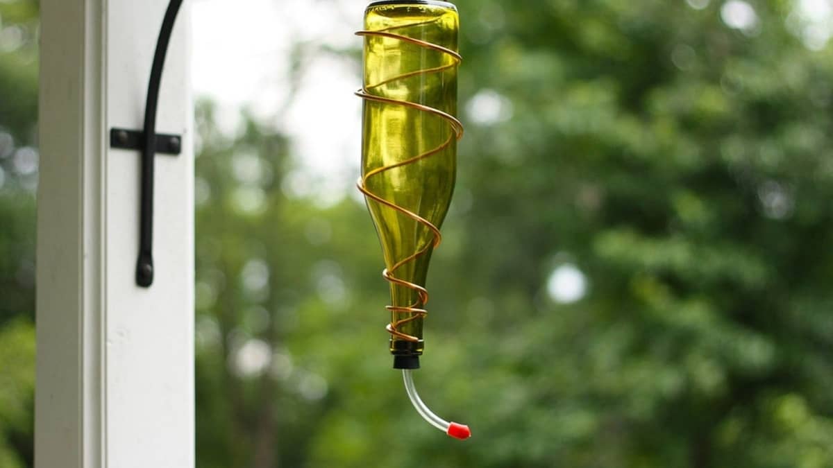 Hummingbird Feeder Parts For Wine Bottle