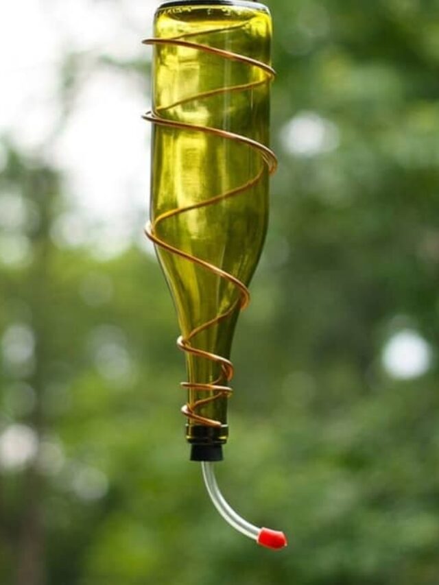 Hummingbird Feeder Parts For Wine Bottle